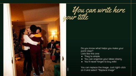 Weihnachtstreffen Präsentationsvorlage