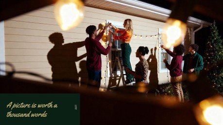 Weihnachtstreffen Präsentationsvorlage