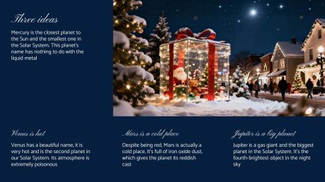 Weihnachtsbeleuchtung Präsentationsvorlage