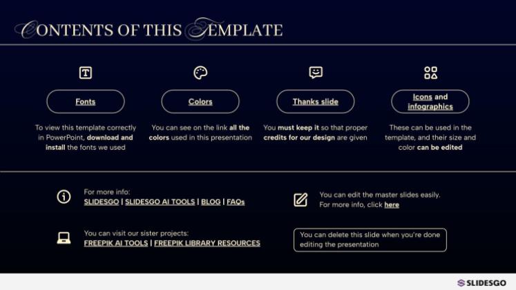 Modelo de apresentação Luzes mágicas de Natal