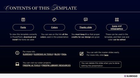 Modelo de apresentação Luzes mágicas de Natal