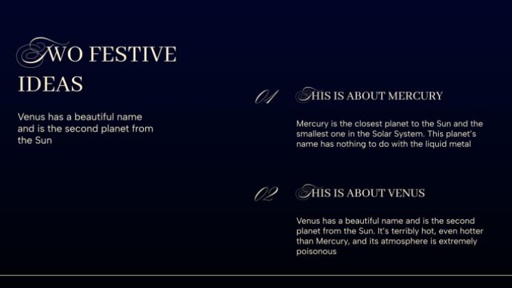 Modelo de apresentação Luzes mágicas de Natal