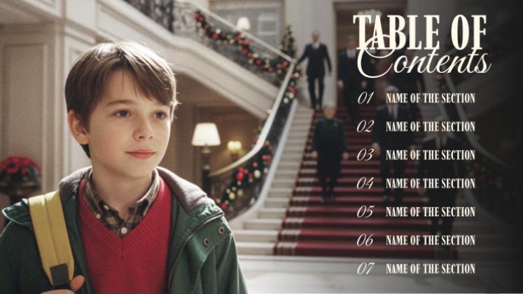 Modelo de apresentação Lar para o Natal