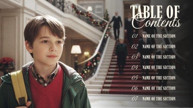 Modelo de apresentação Lar para o Natal