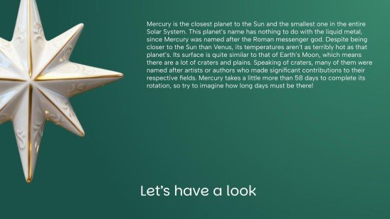 Modelo de apresentação Natal