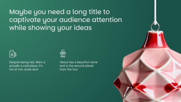 Modelo de apresentação Natal