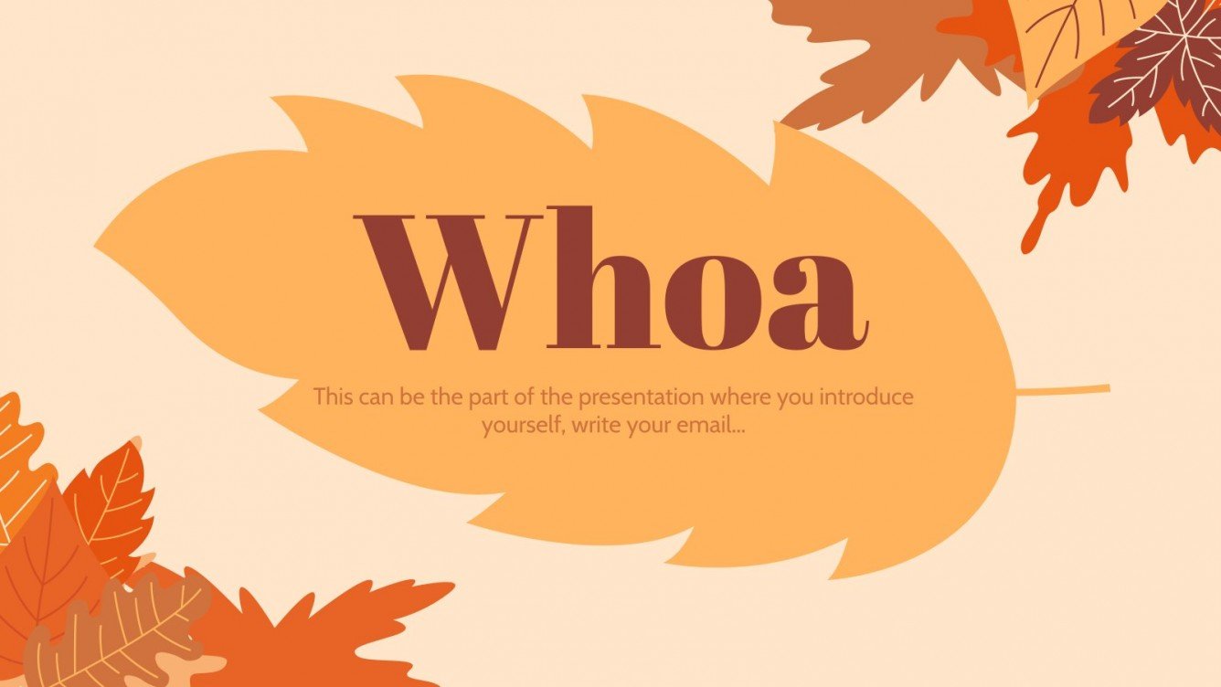 Primer día de otoño Tema de Google Slides y PowerPoint