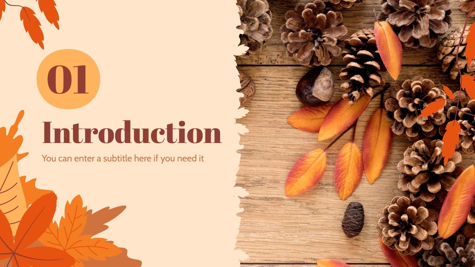 Primer día de otoño Tema de Google Slides y PowerPoint