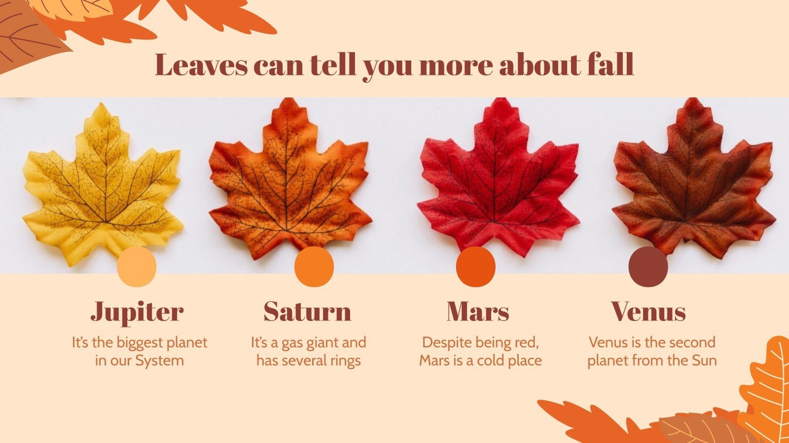 Primer día de otoño Tema de Google Slides y PowerPoint