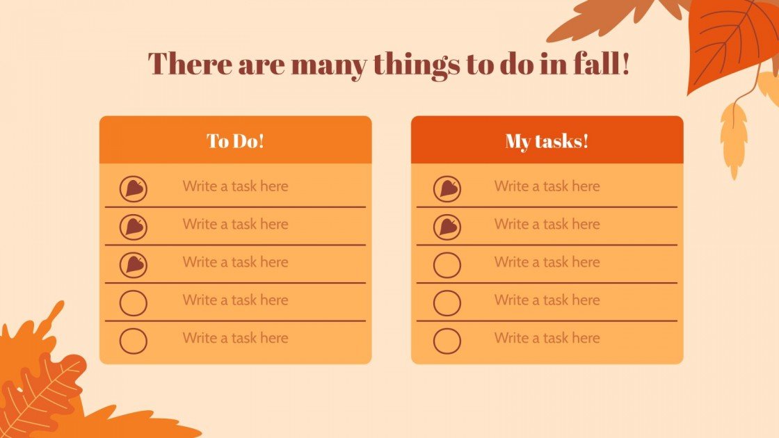 Primer día de otoño Tema de Google Slides y PowerPoint
