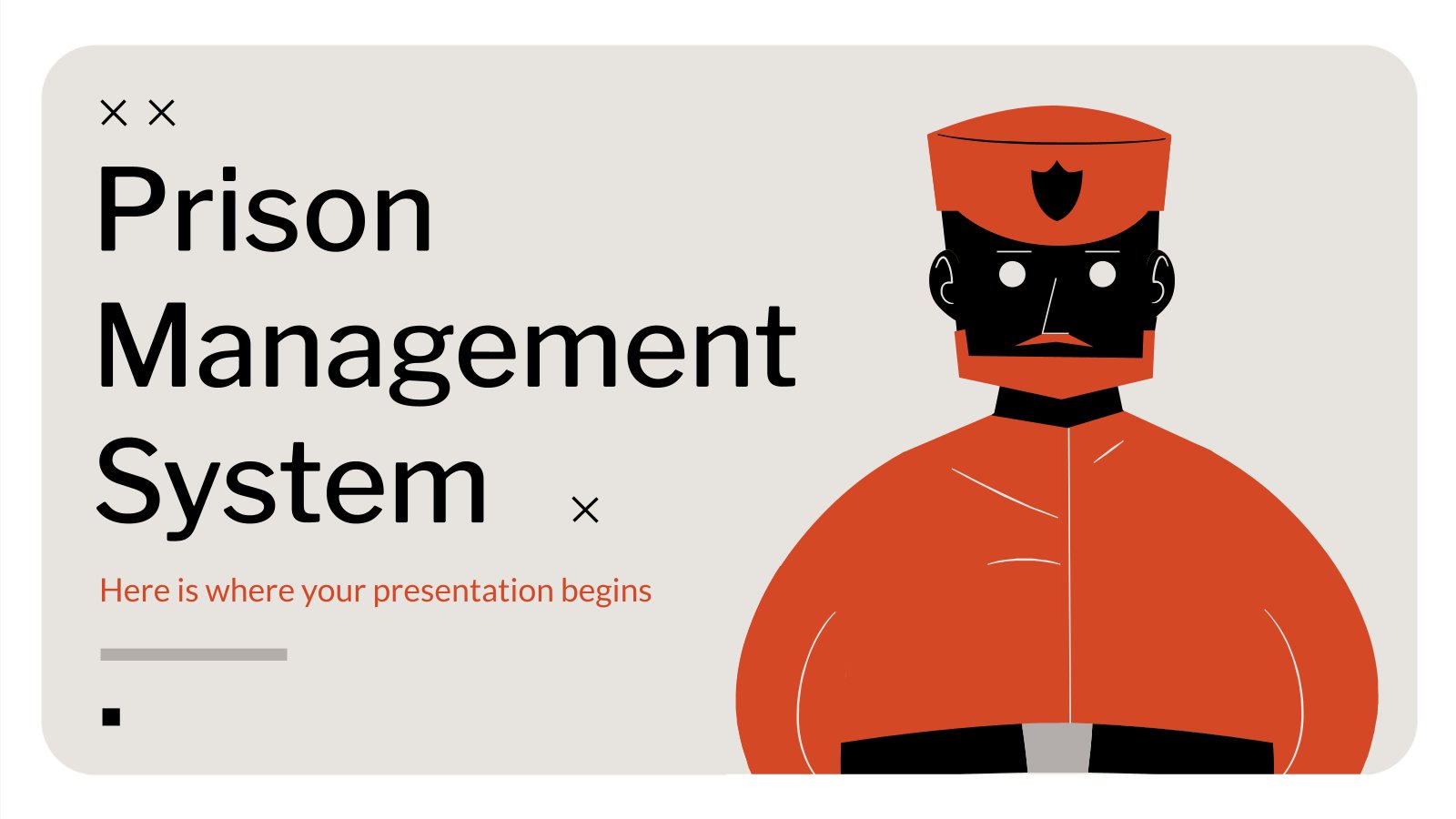 Free Prison-themed templates for Google Slides and PPT