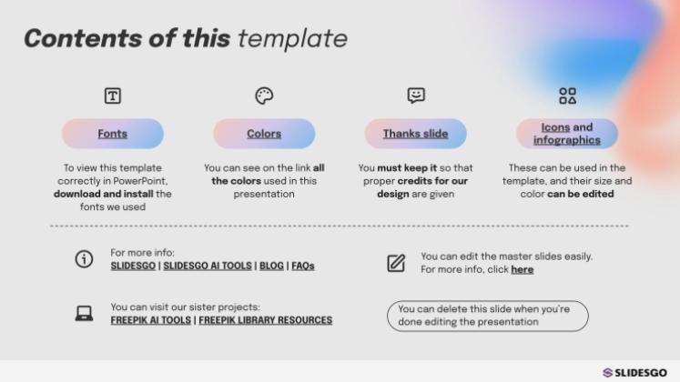 마인드맵 부스트 프레젠테이션 템플릿