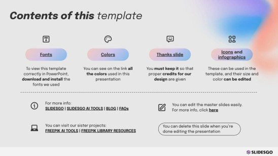 마인드맵 부스트 프레젠테이션 템플릿
