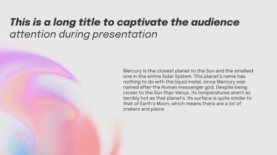 마인드맵 부스트 프레젠테이션 템플릿