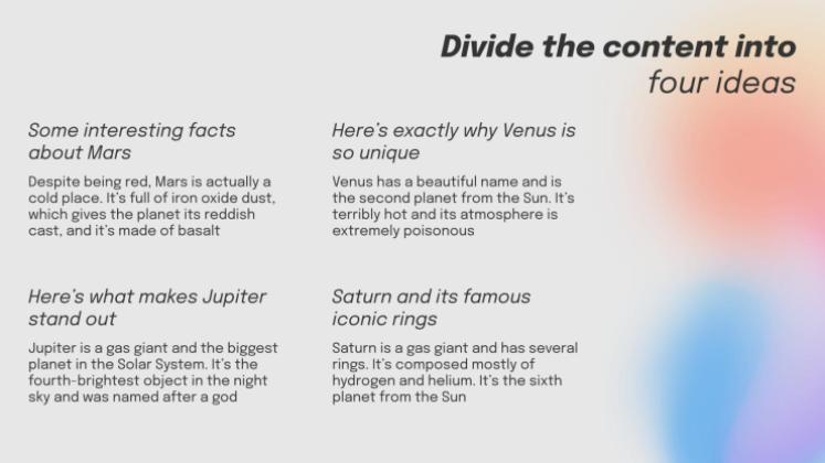 마인드맵 부스트 프레젠테이션 템플릿