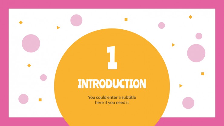 Daily Activities for Online Lessons presentation template