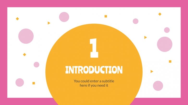 Daily Activities for Online Lessons presentation template