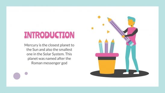 Daily Activities for Online Lessons presentation template