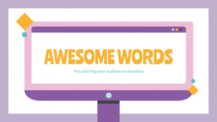 Daily Activities for Online Lessons presentation template