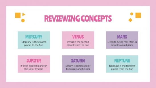 Daily Activities for Online Lessons presentation template
