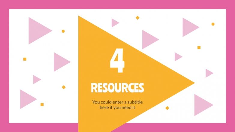 Daily Activities for Online Lessons presentation template