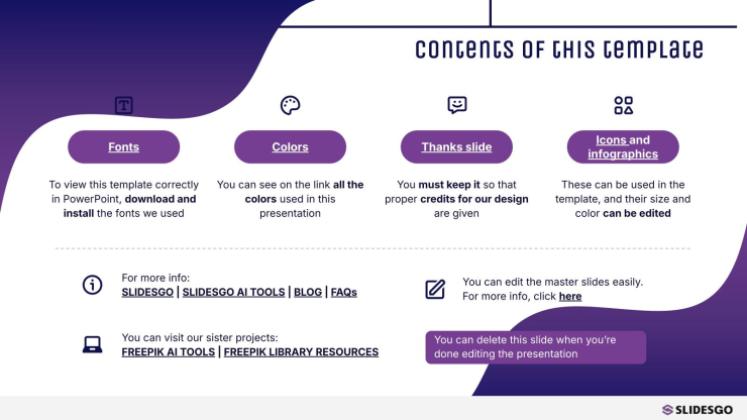 은하계 그레이디언트 프레젠테이션 템플릿