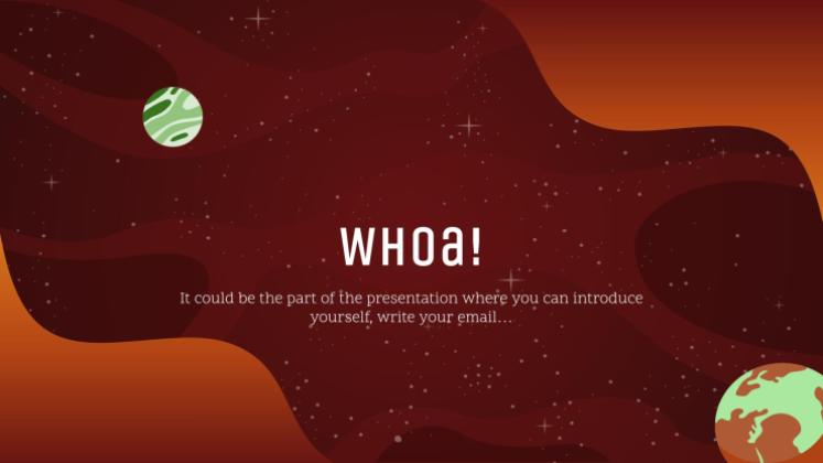 Galaxie dégradé Modèles de présentation