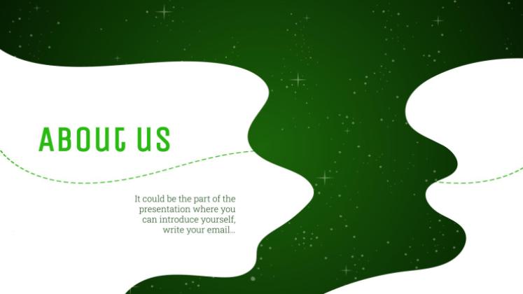 은하계 그레이디언트 프레젠테이션 템플릿