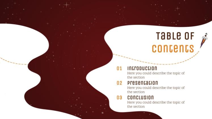 Galaxie dégradé Modèles de présentation