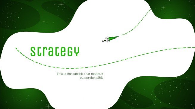 은하계 그레이디언트 프레젠테이션 템플릿