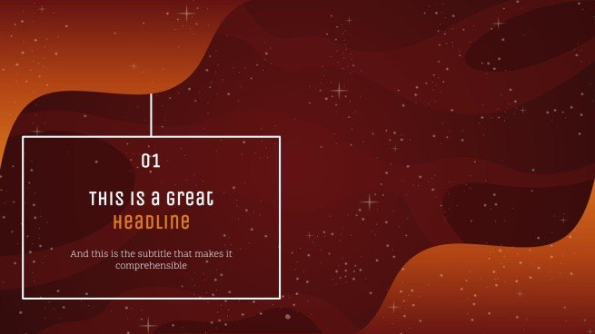 Galaxie dégradé Modèles de présentation