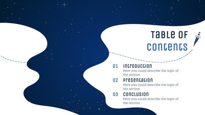 Galaxie Farbverlauf Präsentationsvorlage