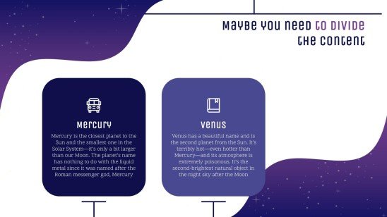 은하계 그레이디언트 프레젠테이션 템플릿