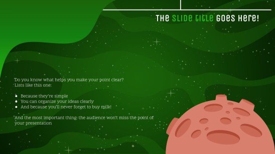 은하계 그레이디언트 프레젠테이션 템플릿