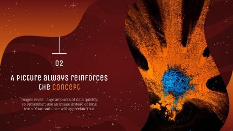 Galaxie dégradé Modèles de présentation