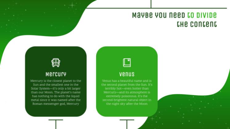 은하계 그레이디언트 프레젠테이션 템플릿