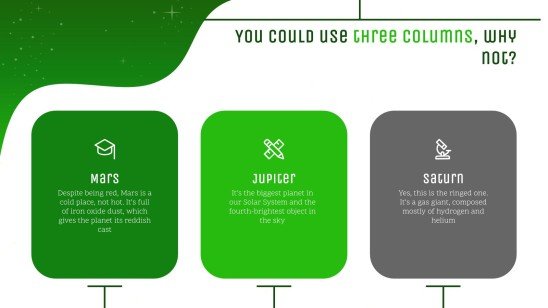 은하계 그레이디언트 프레젠테이션 템플릿