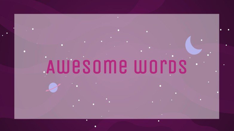 Galaxie Farbverlauf Präsentationsvorlage