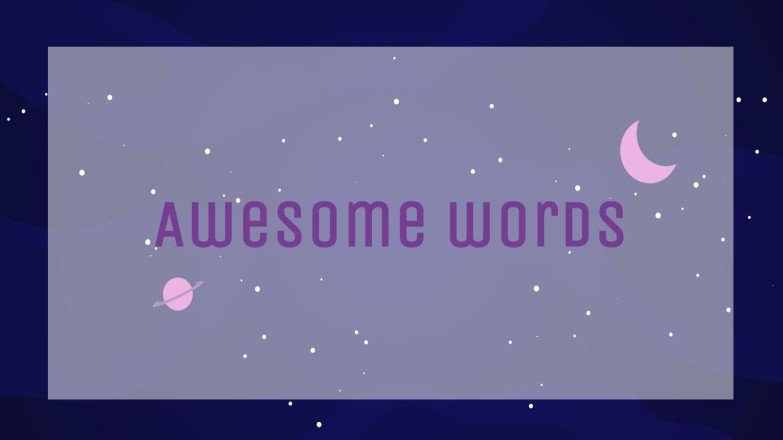 은하계 그레이디언트 프레젠테이션 템플릿