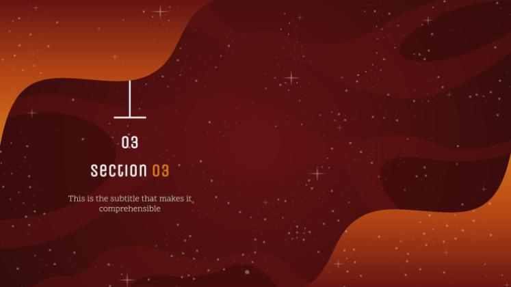 Galaxie dégradé Modèles de présentation