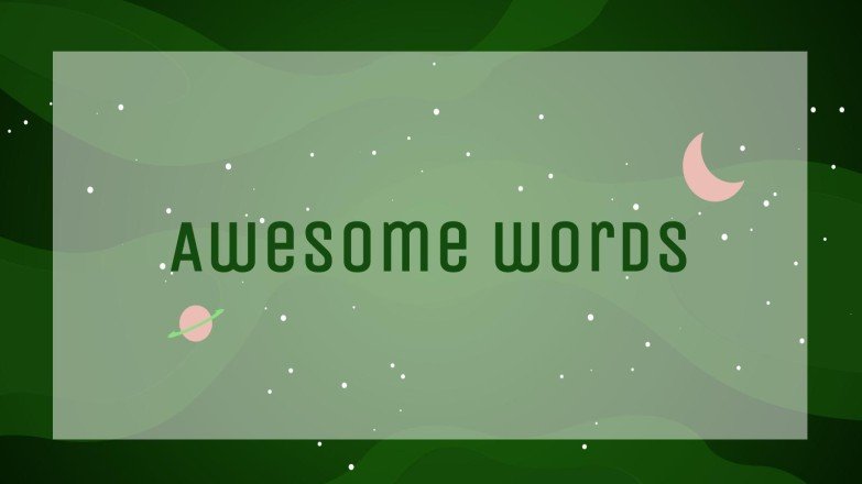 은하계 그레이디언트 프레젠테이션 템플릿