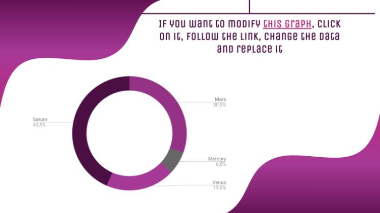 Galaxie Farbverlauf Präsentationsvorlage