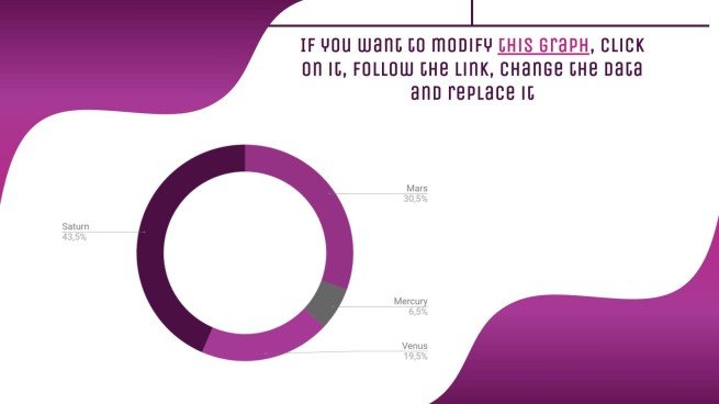 Galaxie Farbverlauf Präsentationsvorlage