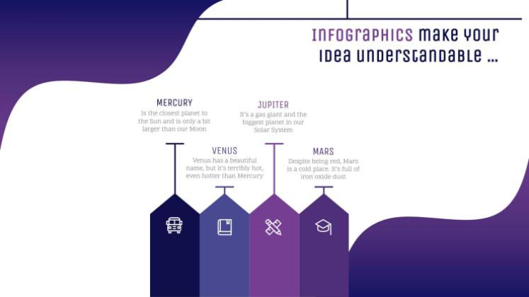 은하계 그레이디언트 프레젠테이션 템플릿