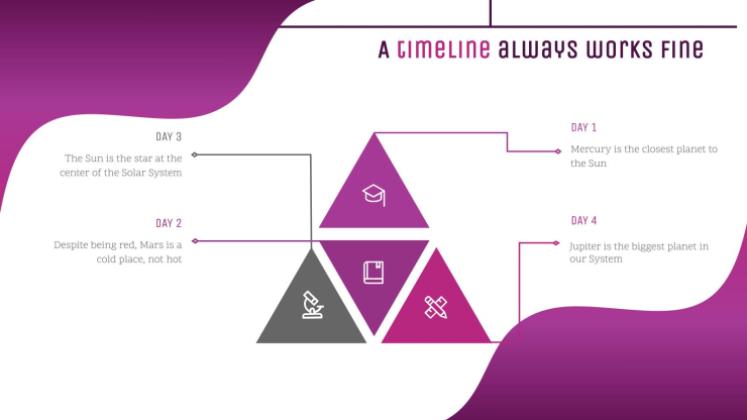 Galaxie Farbverlauf Präsentationsvorlage