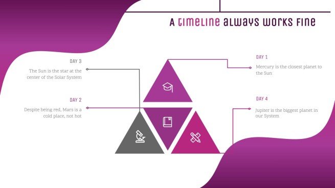 Galaxie Farbverlauf Präsentationsvorlage