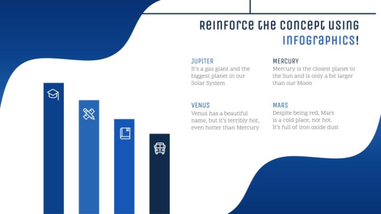 Galaxie Farbverlauf Präsentationsvorlage