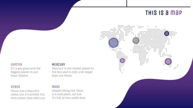 은하계 그레이디언트 프레젠테이션 템플릿