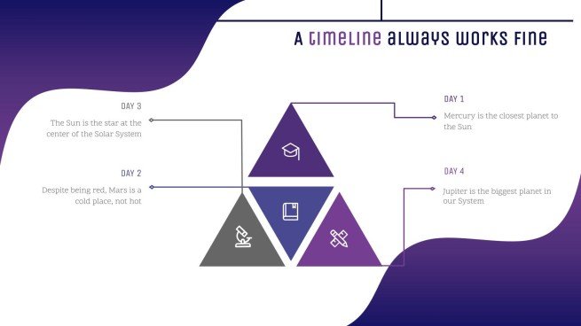 은하계 그레이디언트 프레젠테이션 템플릿