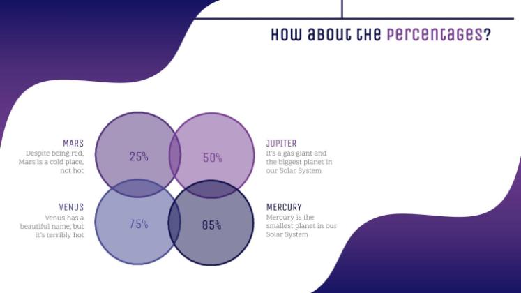 은하계 그레이디언트 프레젠테이션 템플릿